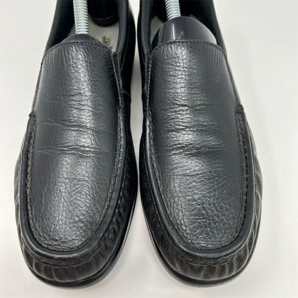 SAS Women's Twin Slip-On Loafers Black Leather Casual Comfort Size 9 Narrow - Picture 5 of 15